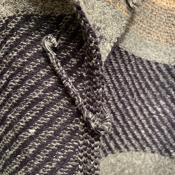 Chico’s 1P, M Open Front Cardigan | Striped Knit, Neutral Fall, Cozy Shawl NWOT - Picture 10 of 11